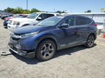 2017 Honda Cr-v Exl Blue vin: 7FARW1H81HE019129