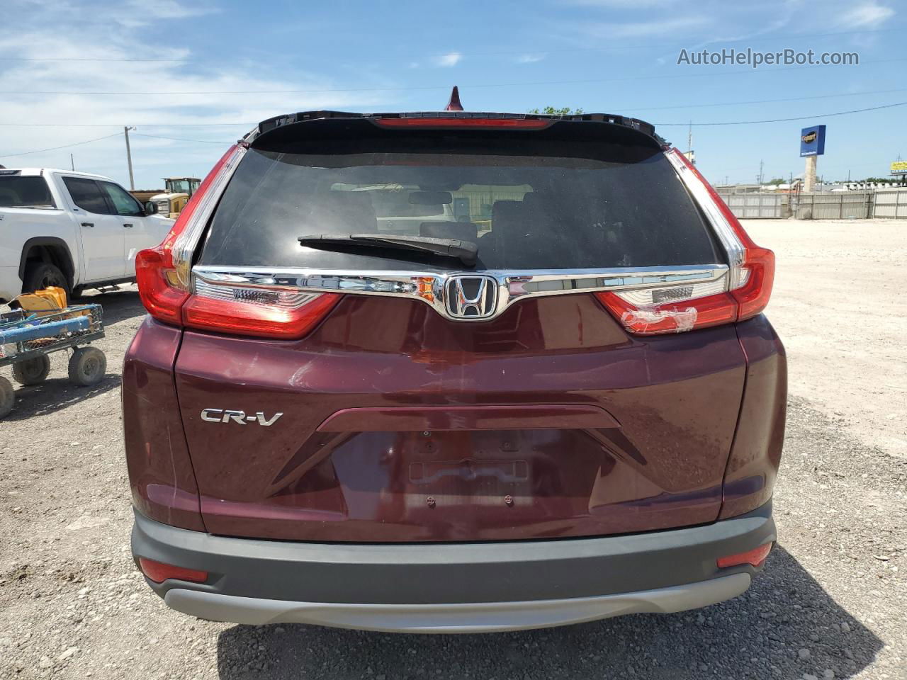 2019 Honda Cr-v Exl Maroon vin: 7FARW1H81KE026511