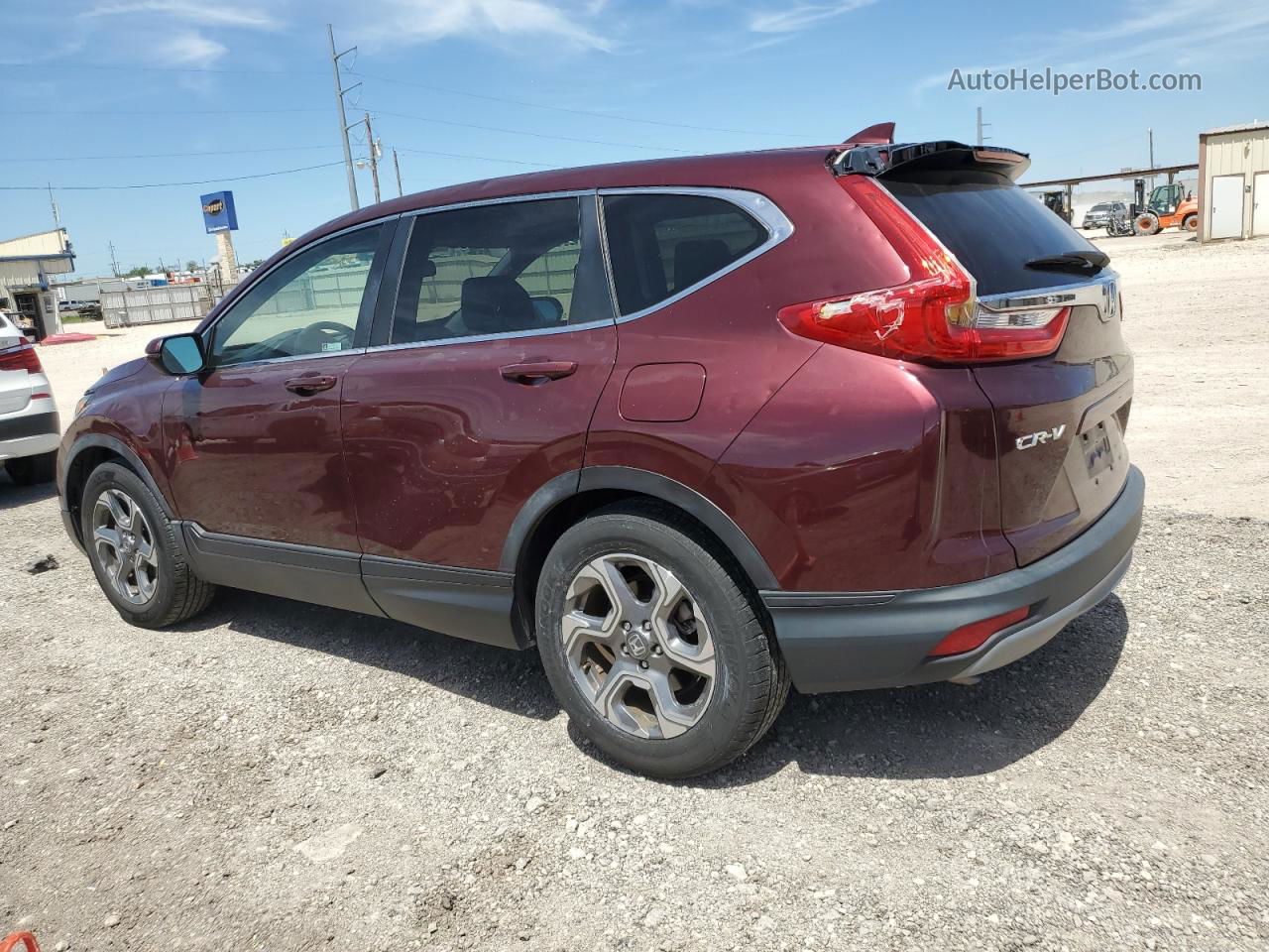 2019 Honda Cr-v Exl Maroon vin: 7FARW1H81KE026511