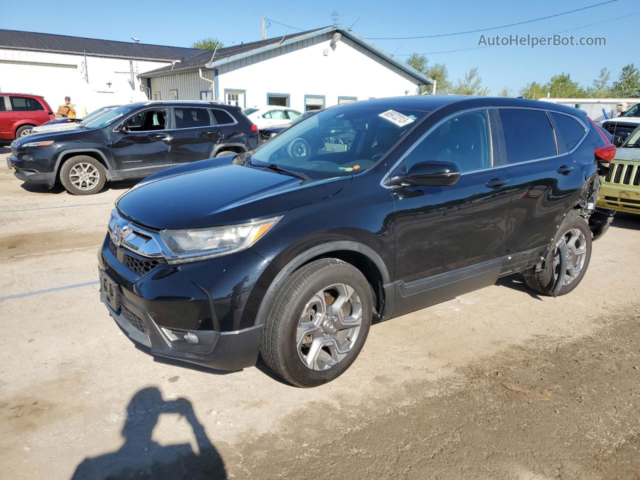 2017 Honda Cr-v Exl Black vin: 7FARW1H82HE001142