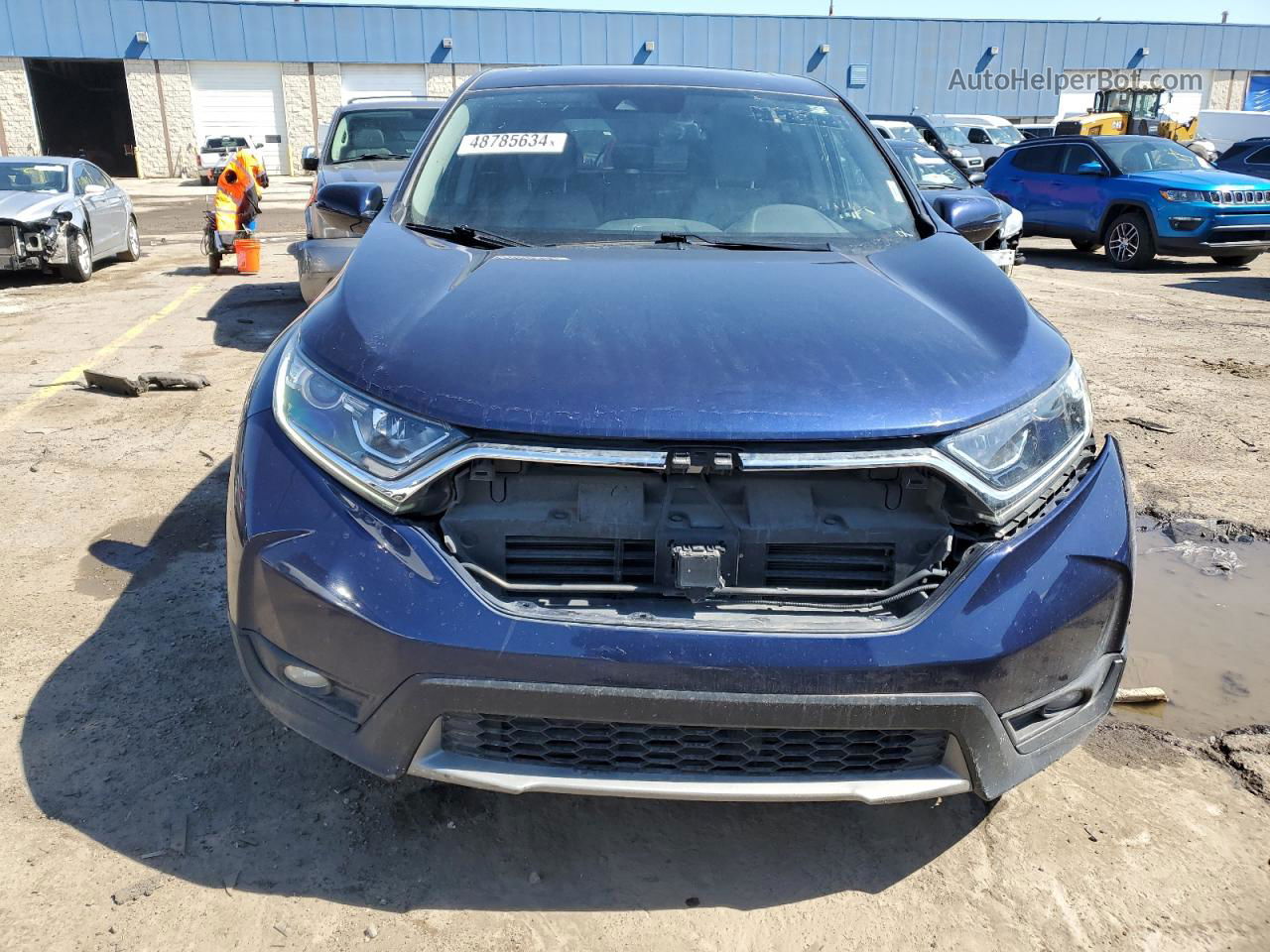 2018 Honda Cr-v Exl Blue vin: 7FARW1H82JE031618