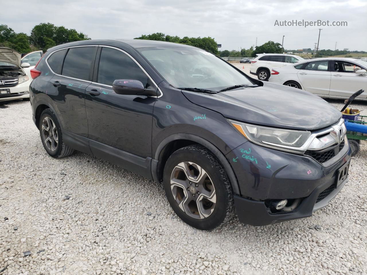 2018 Honda Cr-v Exl Gray vin: 7FARW1H82JE035510