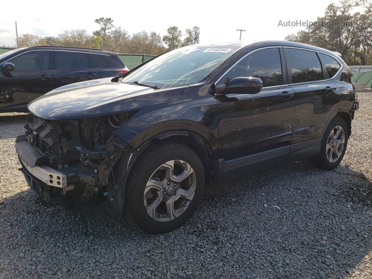 2017 Honda Cr-v Exl Black vin: 7FARW1H83HE003062