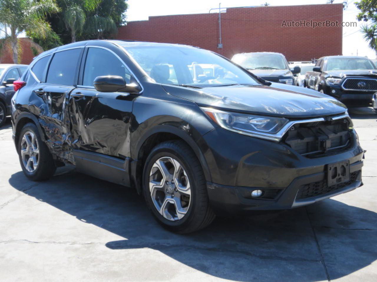 2017 Honda Cr-v Exl Black vin: 7FARW1H83HE023506