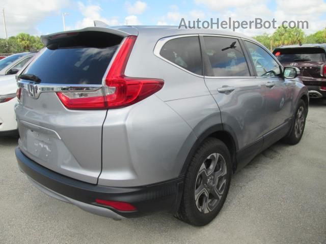 2019 Honda Cr-v Ex-l Silver vin: 7FARW1H83KE001965