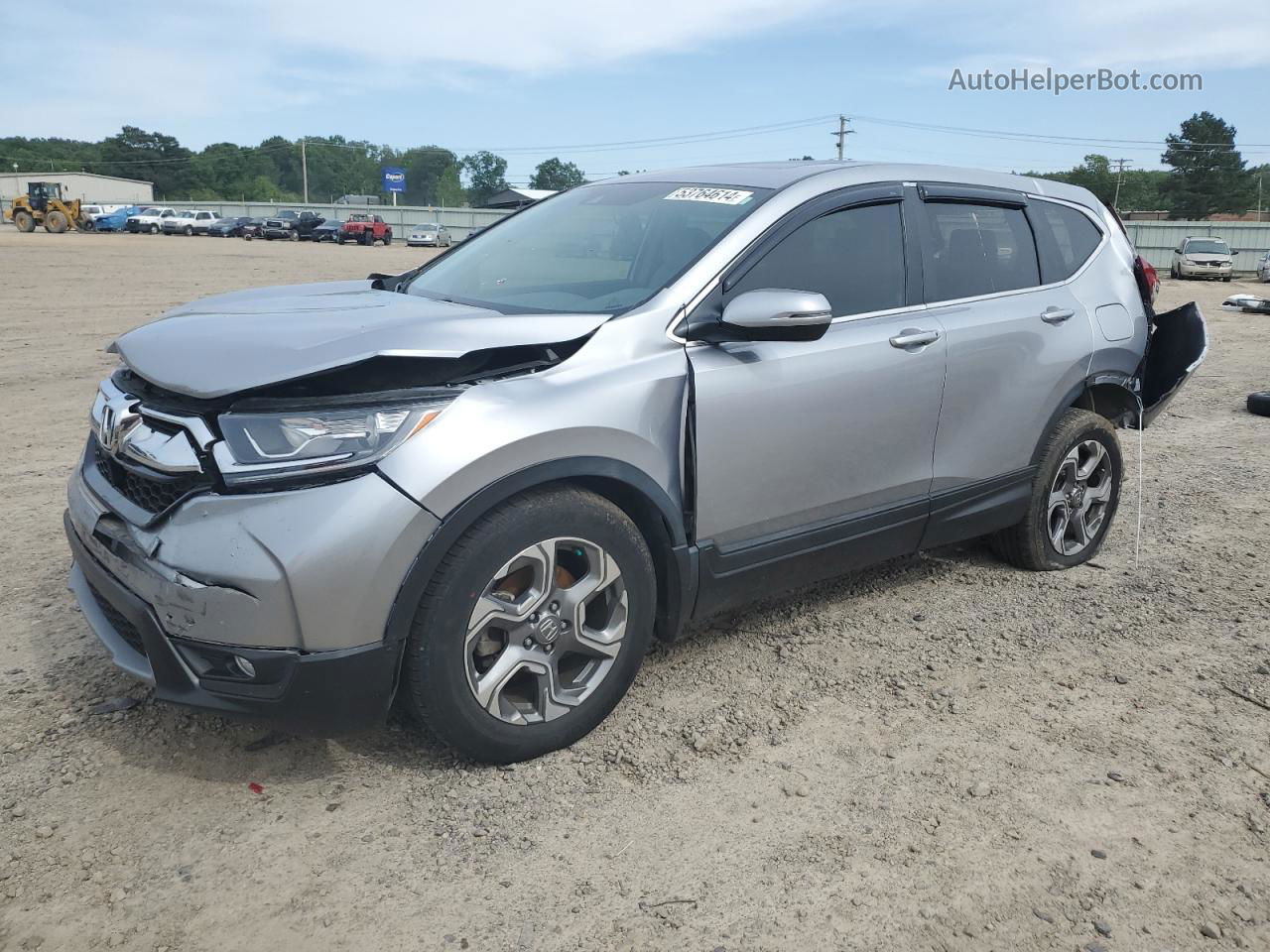 2019 Honda Cr-v Exl Silver vin: 7FARW1H83KE035260