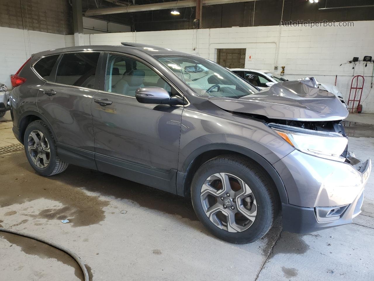 2019 Honda Cr-v Exl Gray vin: 7FARW1H83KE036618