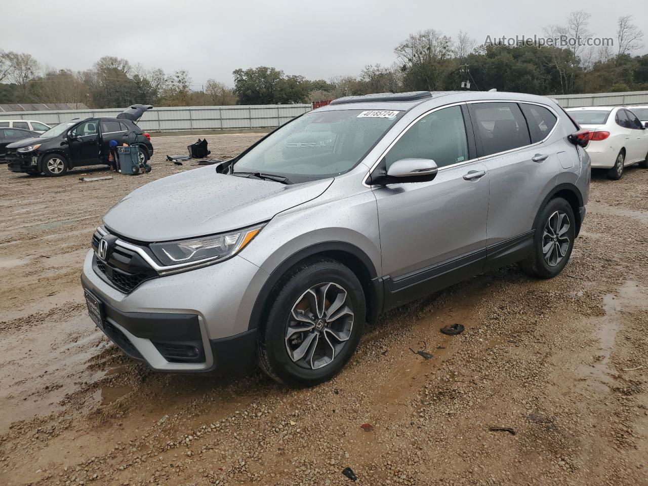 2020 Honda Cr-v Exl Silver vin: 7FARW1H83LE030867