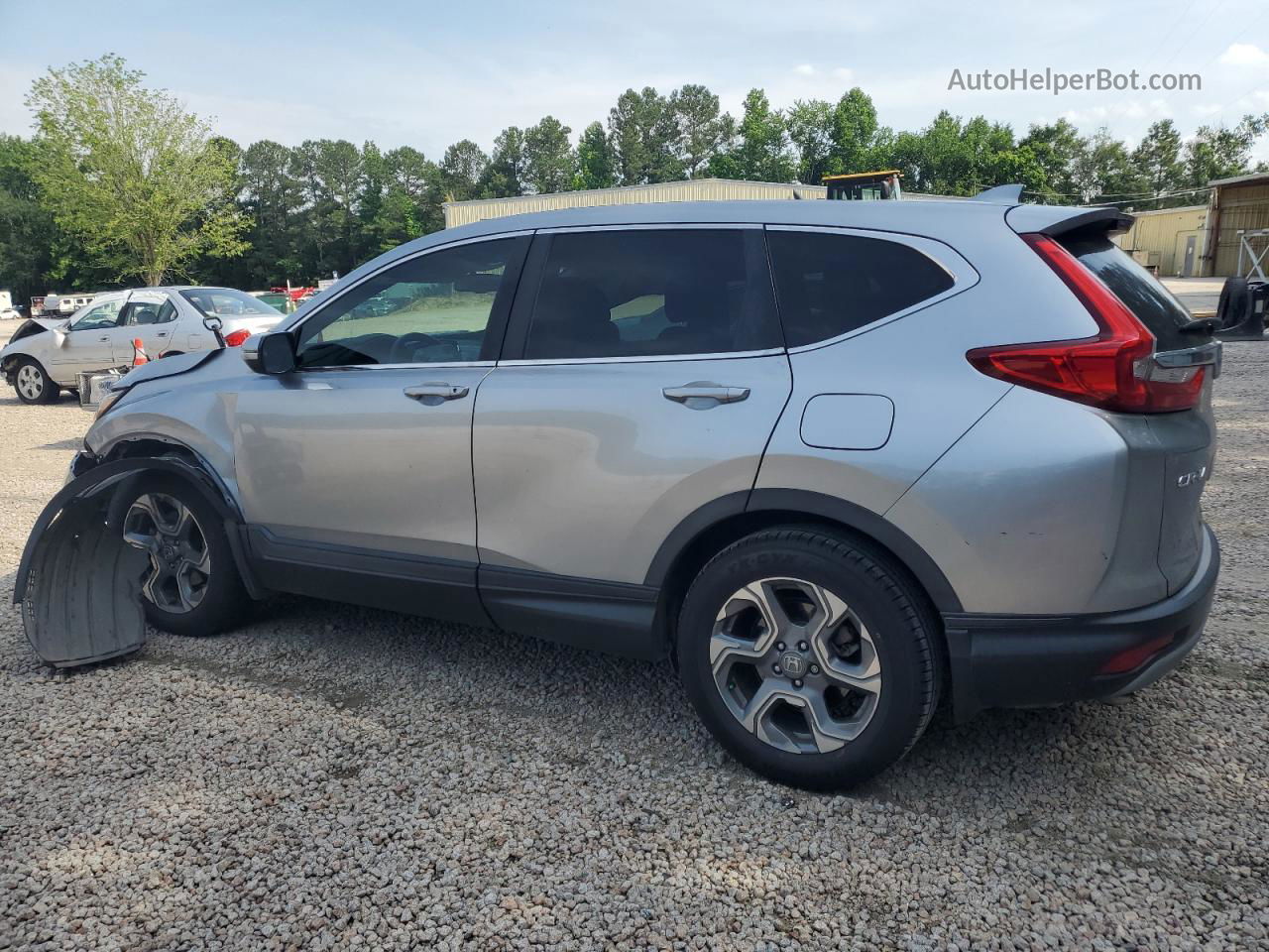 2017 Honda Cr-v Exl Silver vin: 7FARW1H84HE042484