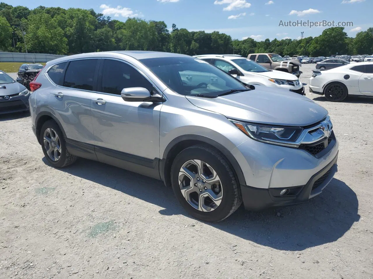 2018 Honda Cr-v Exl Silver vin: 7FARW1H85JE017647