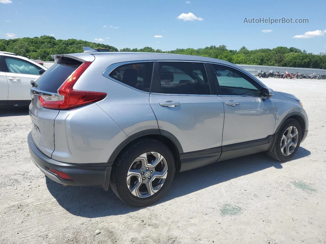 2018 Honda Cr-v Exl Silver vin: 7FARW1H85JE017647