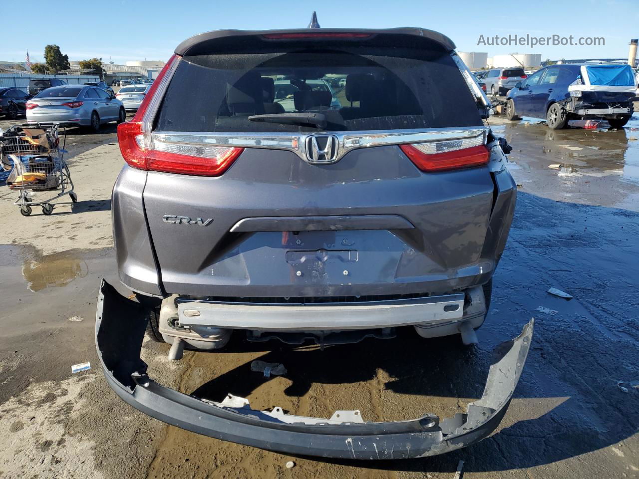 2018 Honda Cr-v Exl Угольный vin: 7FARW1H85JE030270