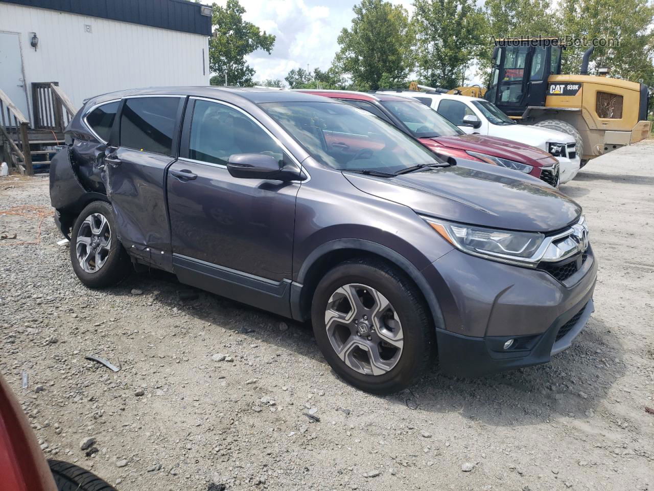 2018 Honda Cr-v Exl Gray vin: 7FARW1H85JE031239