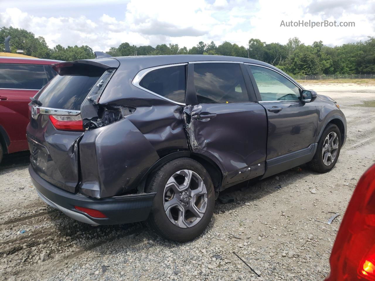 2018 Honda Cr-v Exl Gray vin: 7FARW1H85JE031239