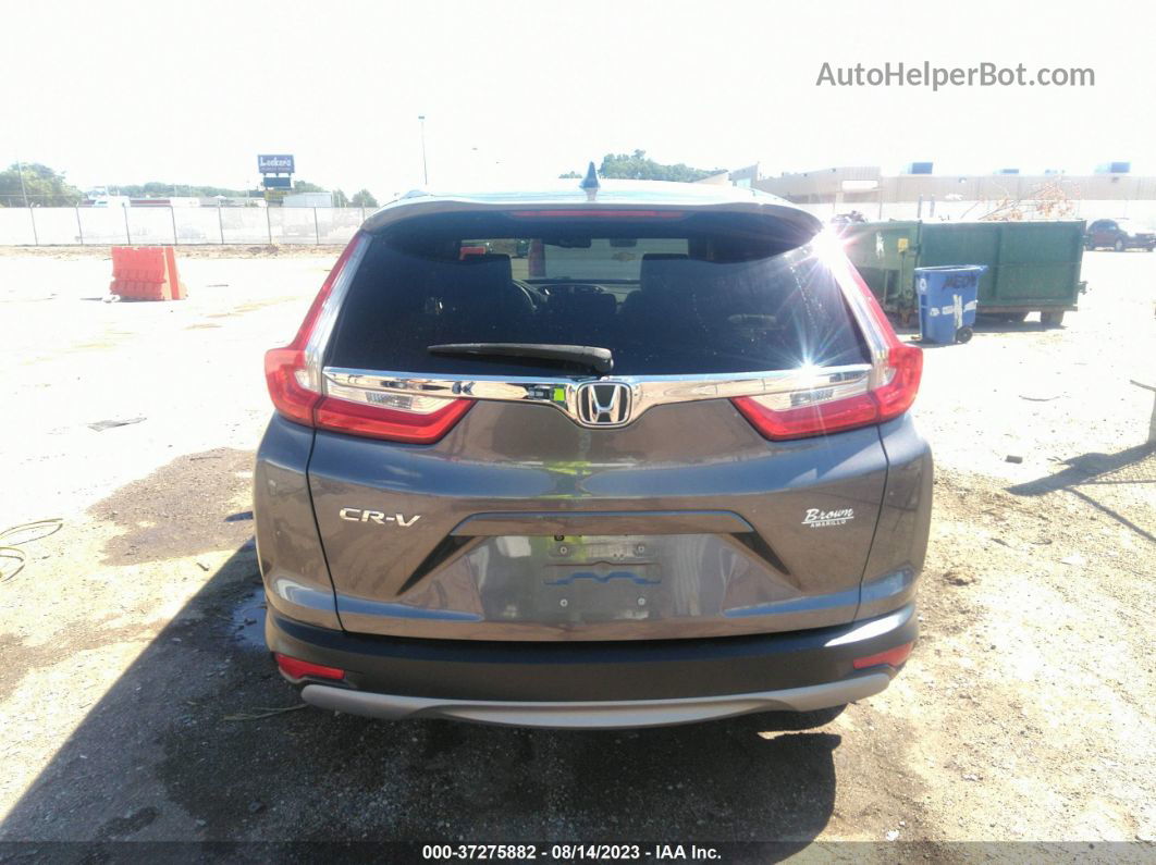 2017 Honda Cr-v Ex-l Gray vin: 7FARW1H86HE006019