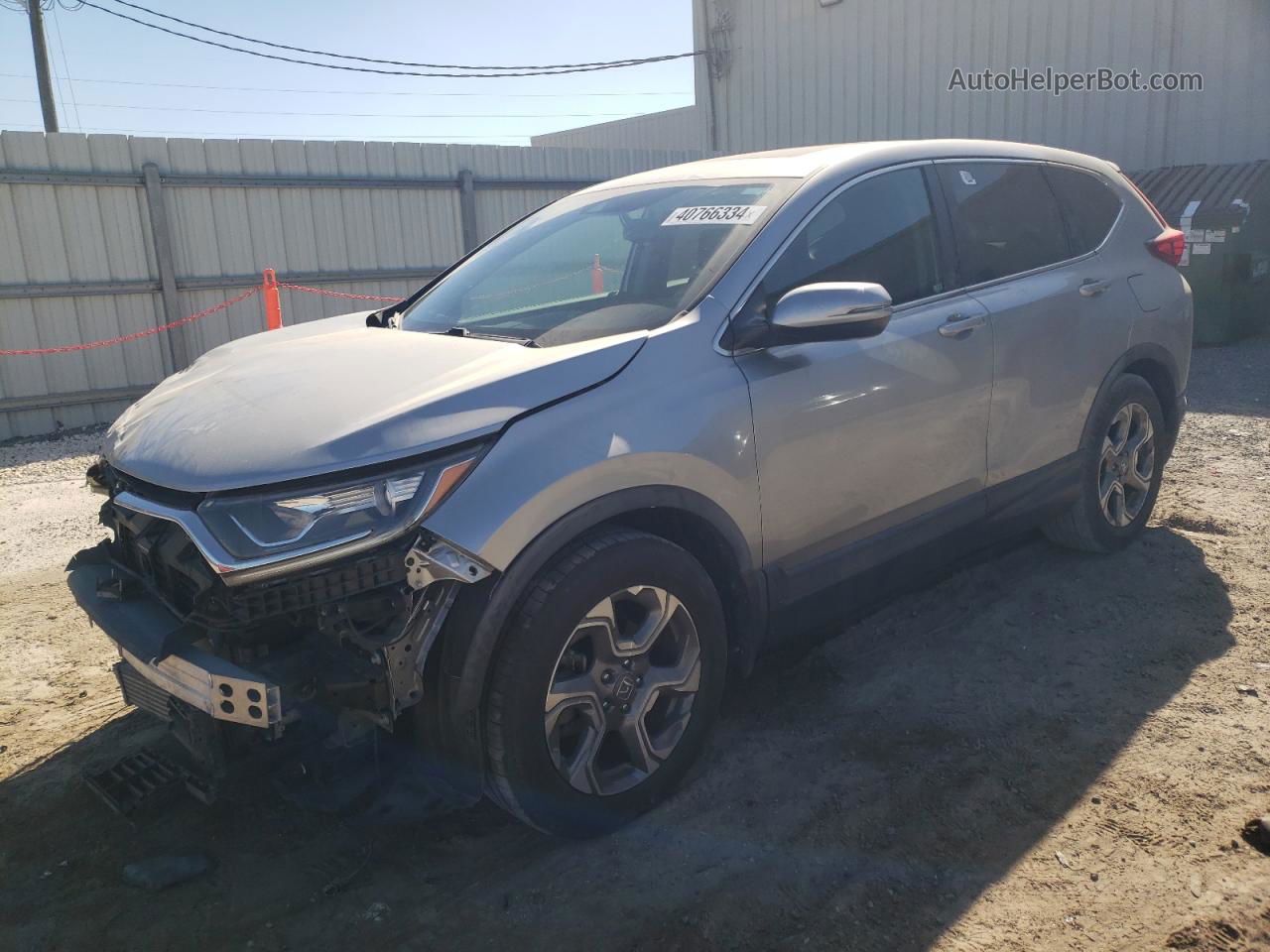 2017 Honda Cr-v Exl Silver vin: 7FARW1H86HE017831