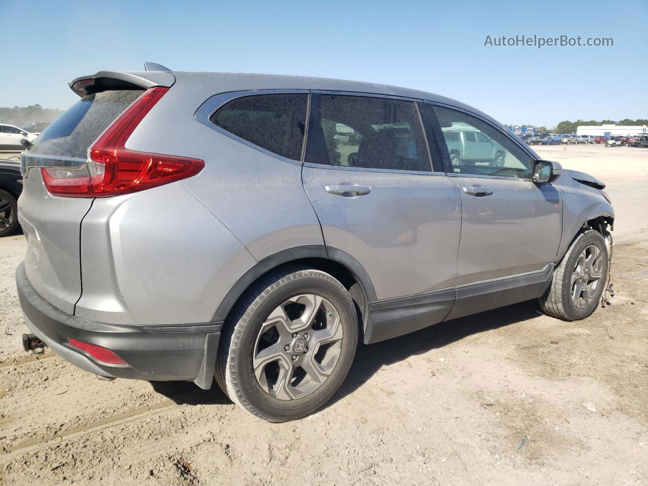 2017 Honda Cr-v Exl Silver vin: 7FARW1H86HE017831