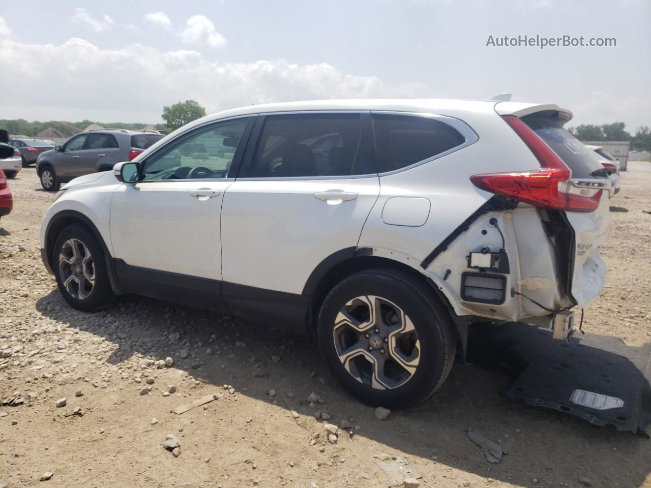 2019 Honda Cr-v Exl White vin: 7FARW1H86KE002396