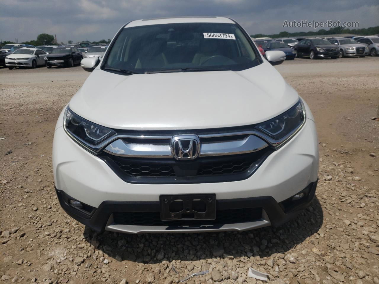 2019 Honda Cr-v Exl White vin: 7FARW1H86KE002396