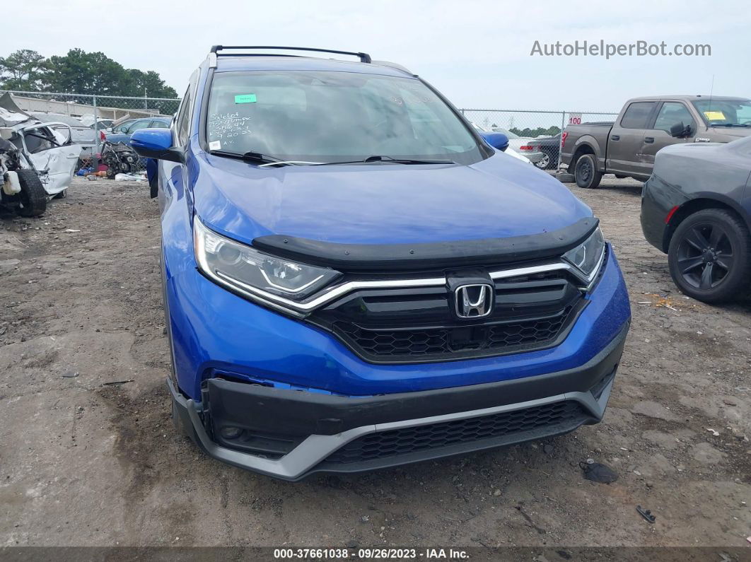 2020 Honda Cr-v Ex-l Blue vin: 7FARW1H86LE009737