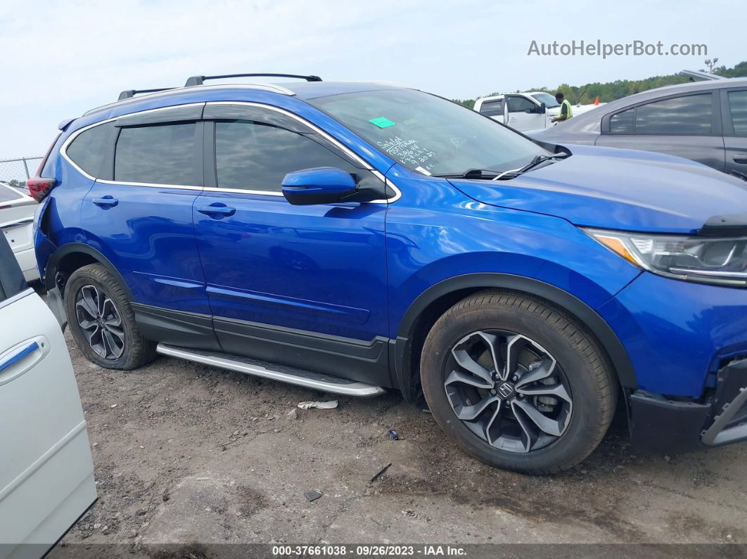 2020 Honda Cr-v Ex-l Blue vin: 7FARW1H86LE009737