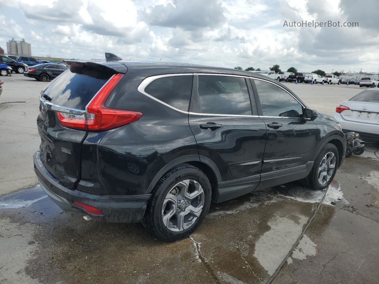 2017 Honda Cr-v Exl Черный vin: 7FARW1H87HE017496