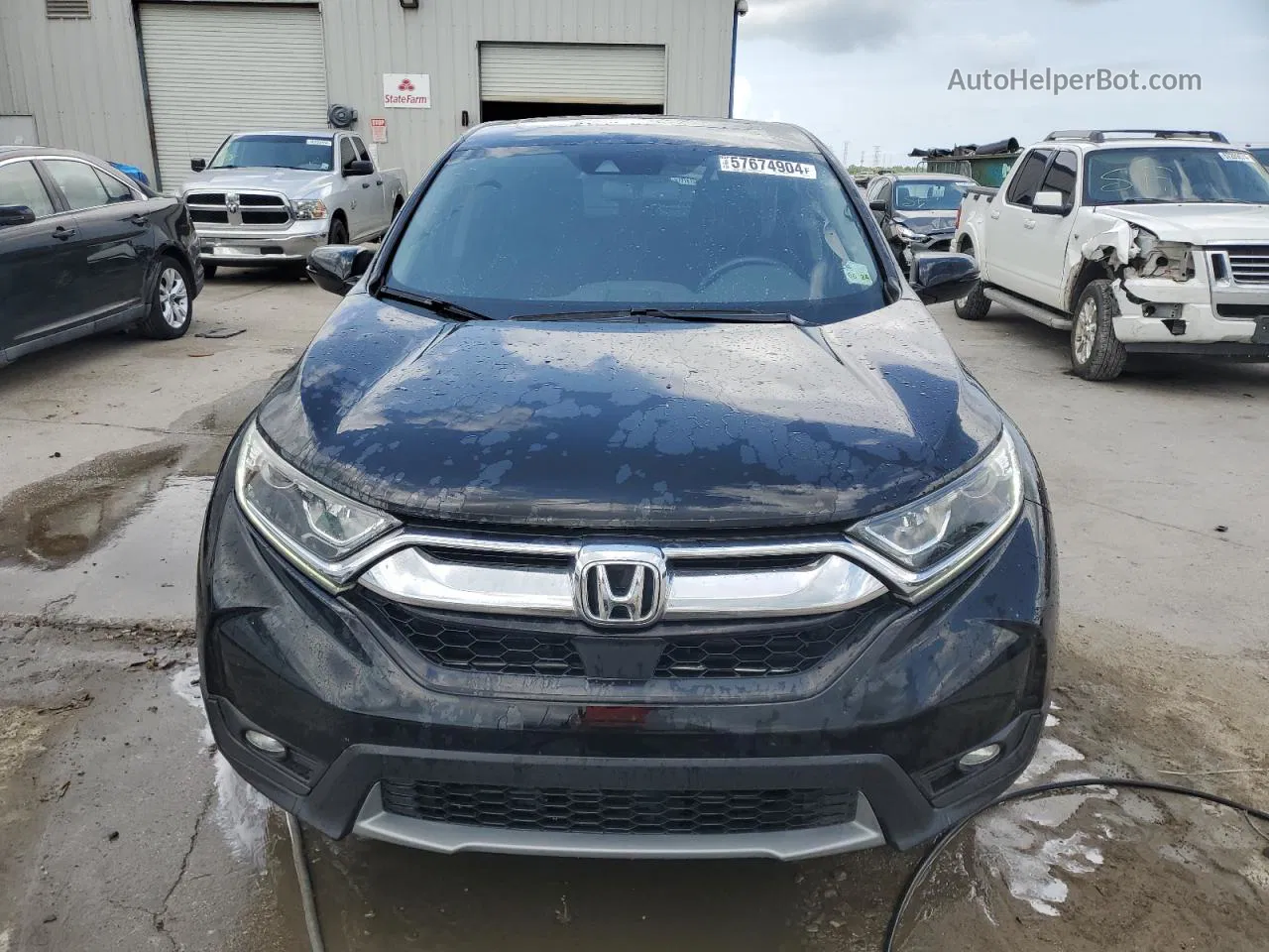 2017 Honda Cr-v Exl Черный vin: 7FARW1H87HE017496