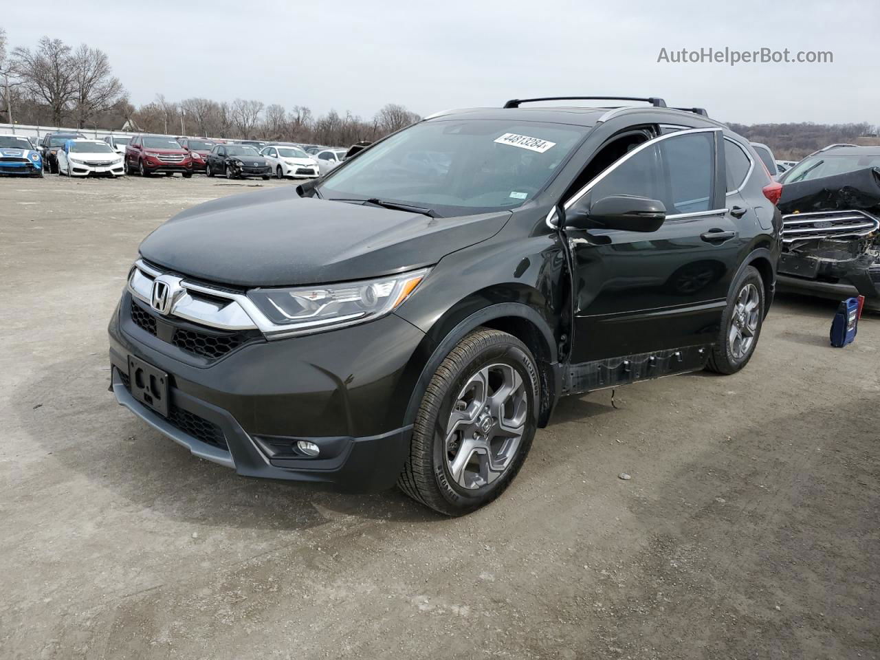 2017 Honda Cr-v Exl Black vin: 7FARW1H87HE021001