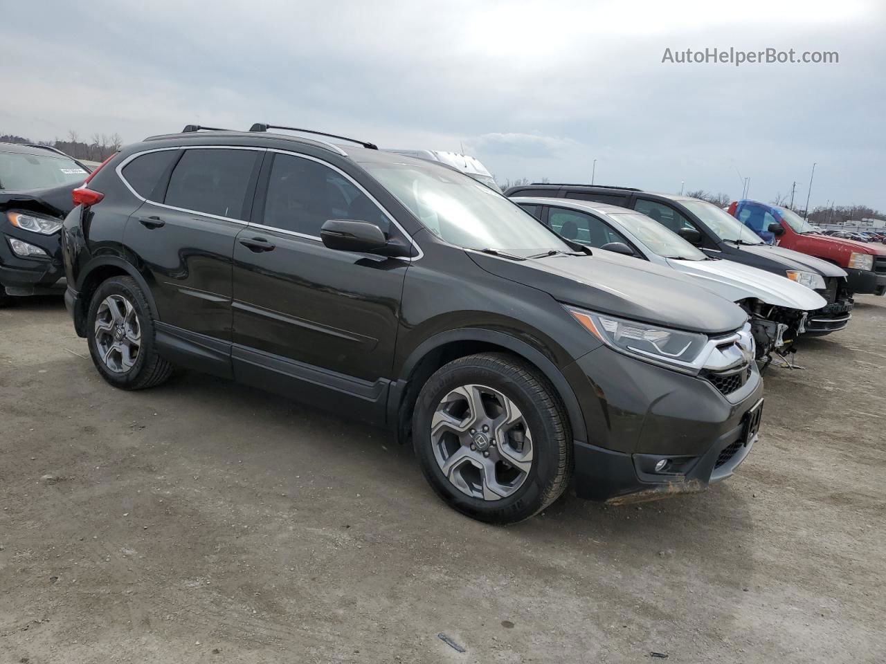 2017 Honda Cr-v Exl Black vin: 7FARW1H87HE021001