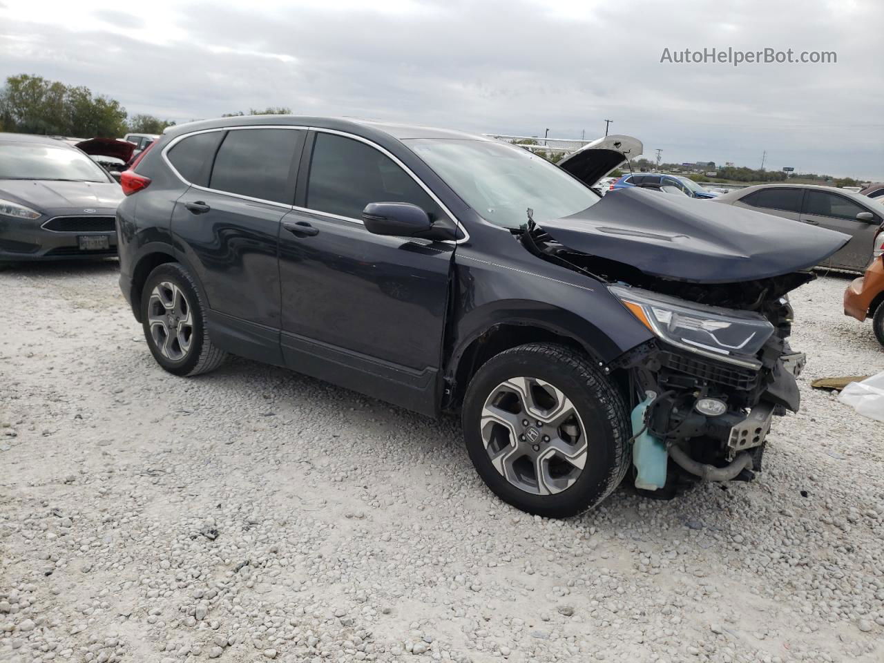 2017 Honda Cr-v Exl Gray vin: 7FARW1H88HE007558