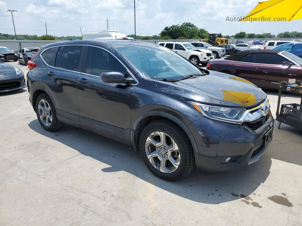 2017 Honda Cr-v Exl Gray vin: 7FARW1H88HE011450