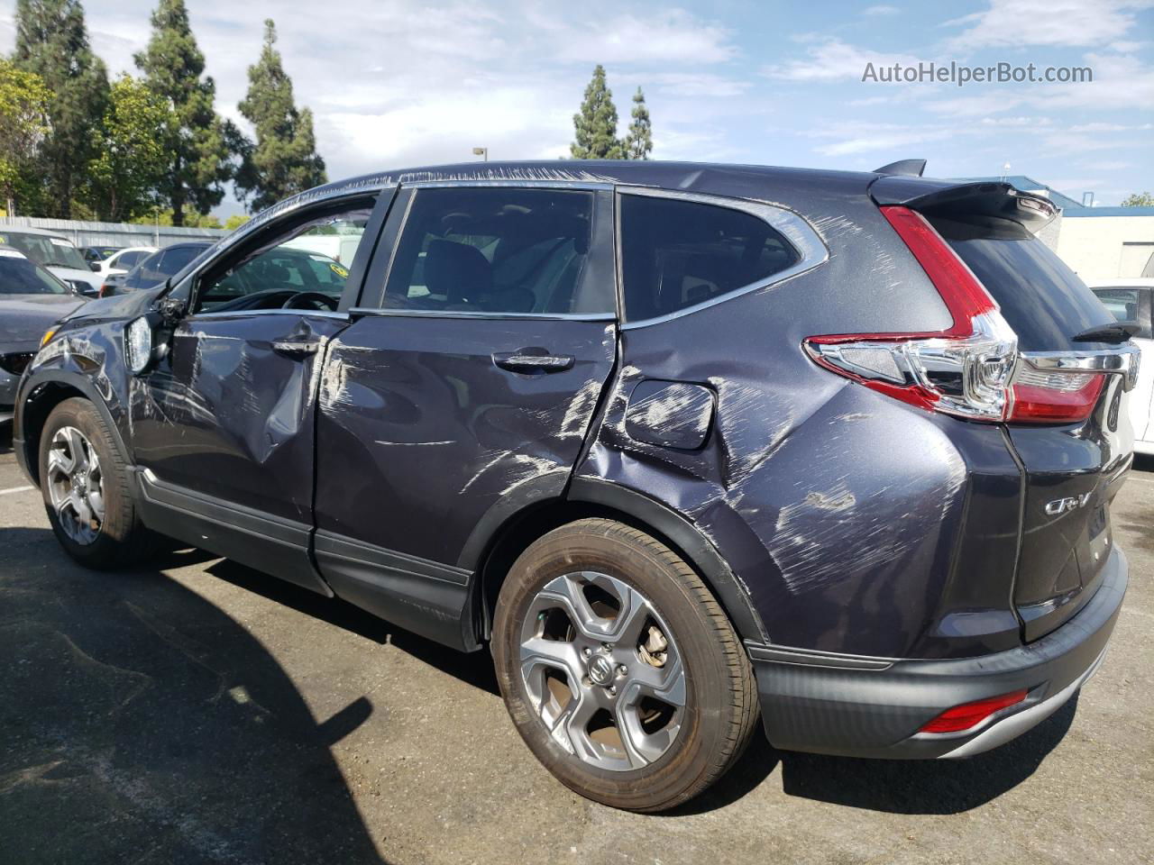 2018 Honda Cr-v Exl Charcoal vin: 7FARW1H88JE012359