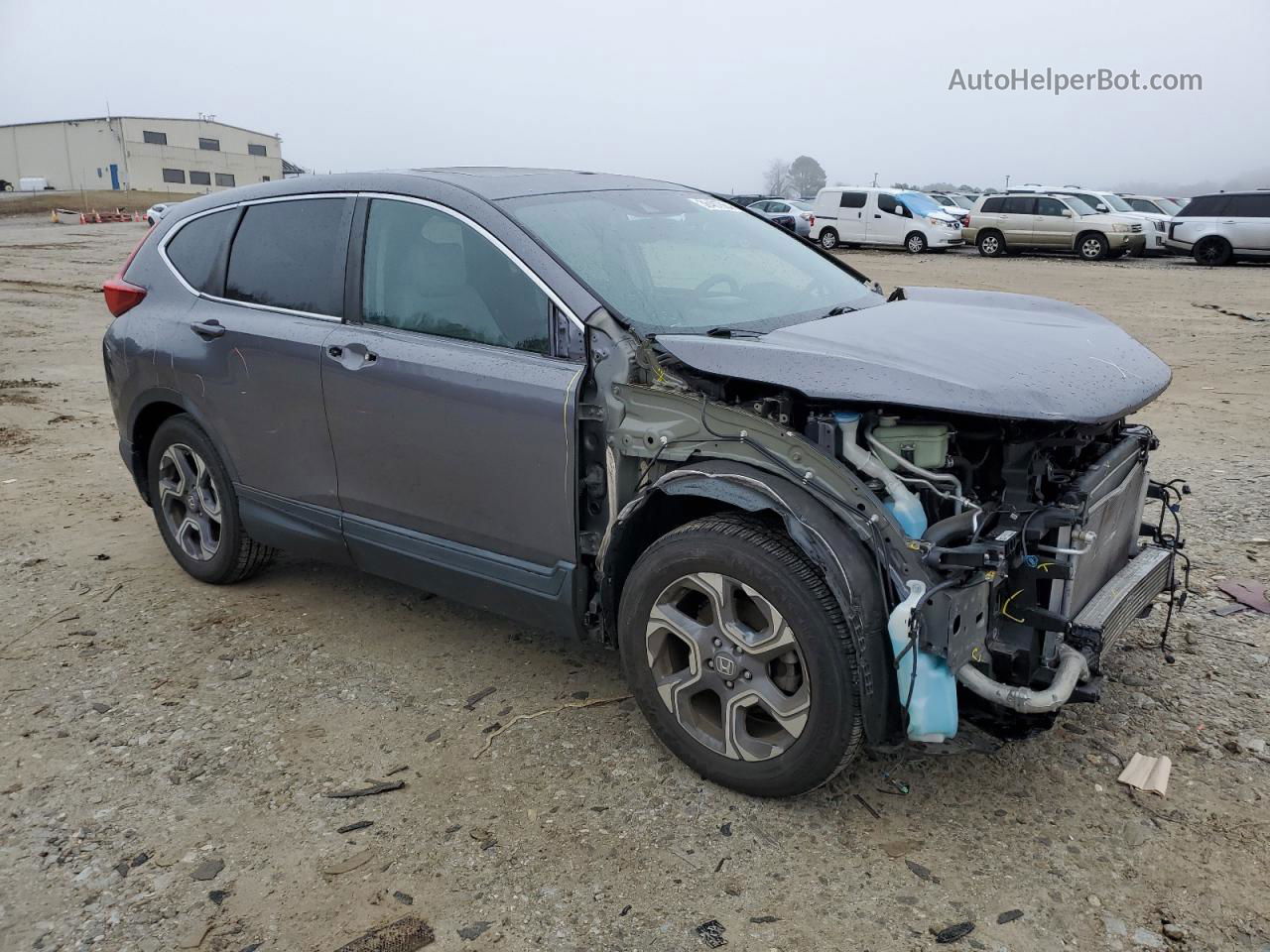 2018 Honda Cr-v Exl Gray vin: 7FARW1H88JE030263