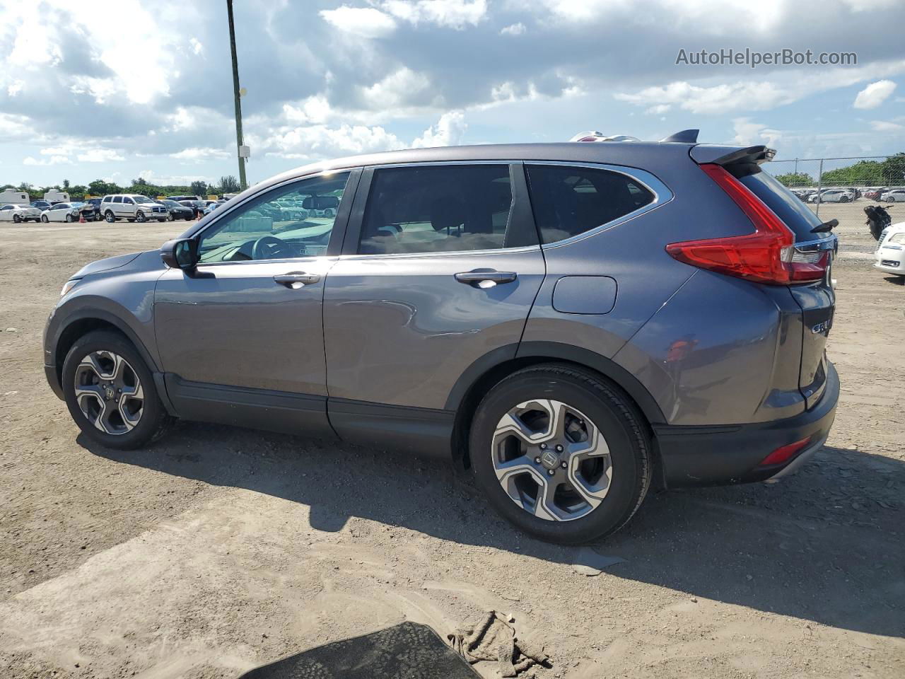 2018 Honda Cr-v Exl Silver vin: 7FARW1H88JE031106