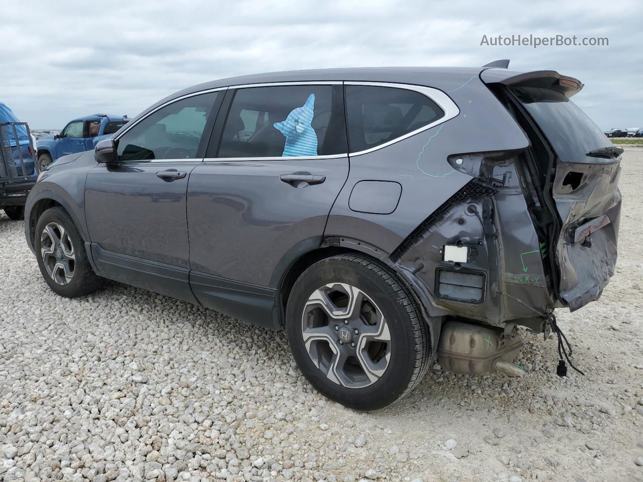 2018 Honda Cr-v Exl Gray vin: 7FARW1H88JE035110