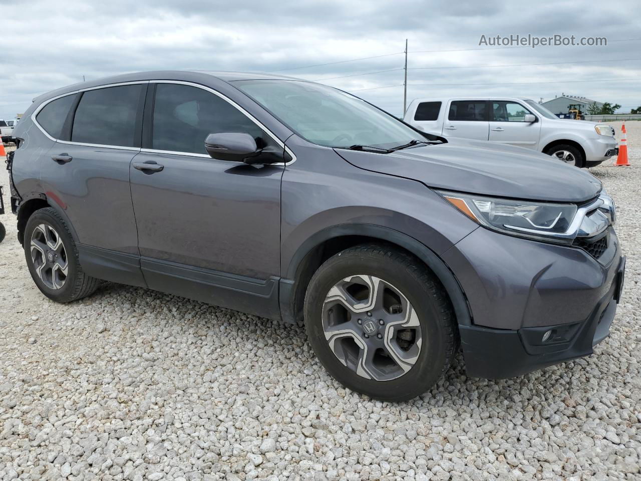 2018 Honda Cr-v Exl Gray vin: 7FARW1H88JE035110