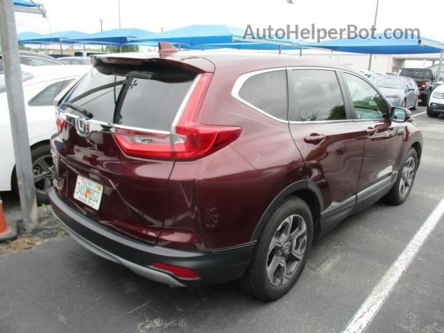 2019 Honda Cr-v Ex-l Red vin: 7FARW1H88KE011651