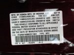 2019 Honda Cr-v Ex-l Red vin: 7FARW1H88KE011651