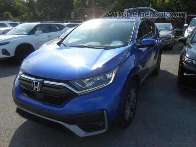 2020 Honda Cr-v Ex-l Blue vin: 7FARW1H88LE006757