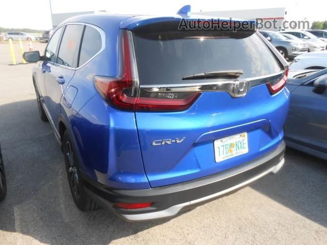 2020 Honda Cr-v Ex-l Blue vin: 7FARW1H88LE006757