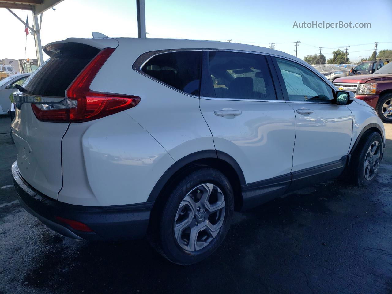 2019 Honda Cr-v Exl White vin: 7FARW1H89KE032184