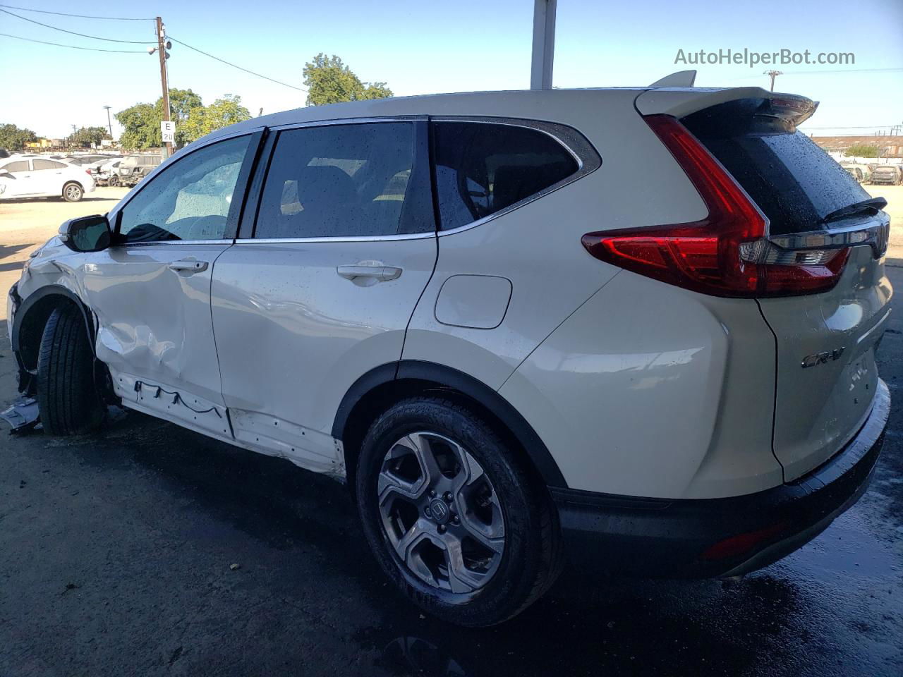 2019 Honda Cr-v Exl White vin: 7FARW1H89KE032184