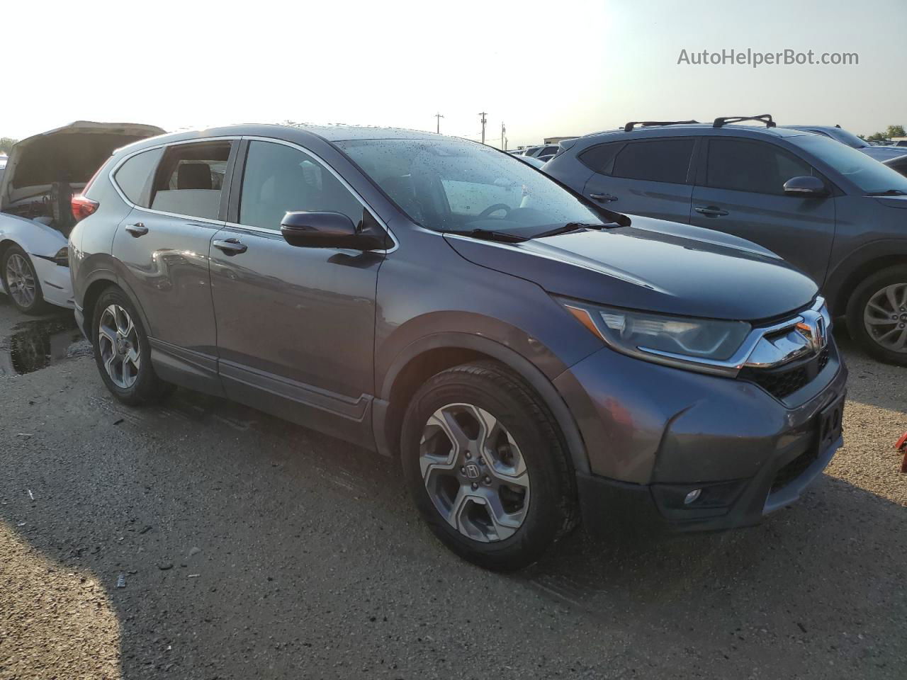 2017 Honda Cr-v Exl Gray vin: 7FARW1H8XHE002734