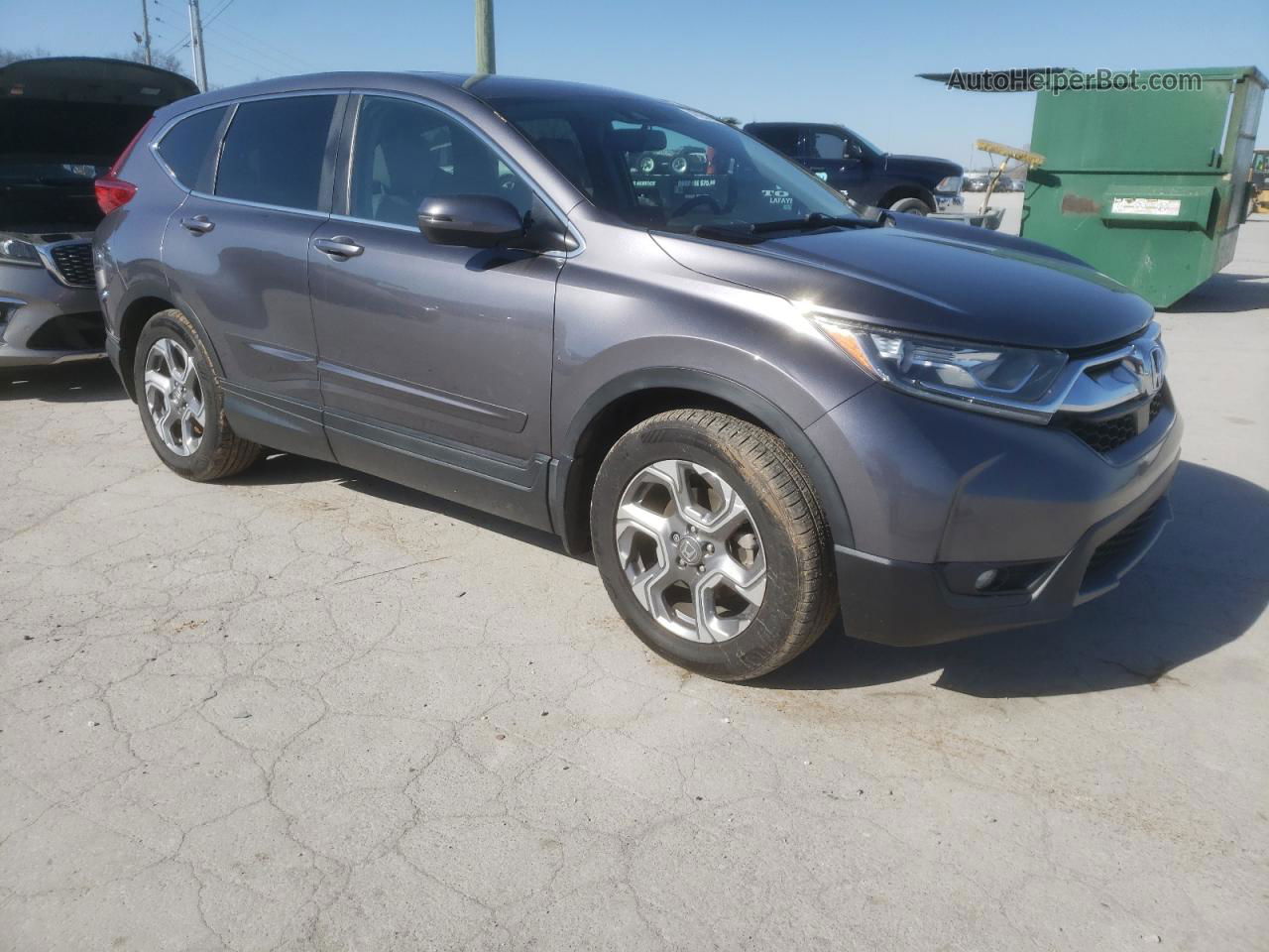 2017 Honda Cr-v Exl Gray vin: 7FARW1H8XHE023101