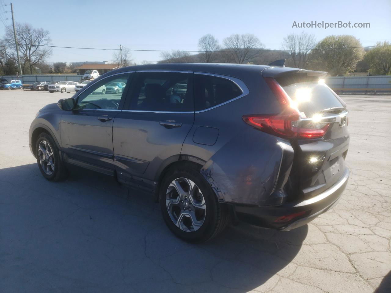 2017 Honda Cr-v Exl Gray vin: 7FARW1H8XHE023101