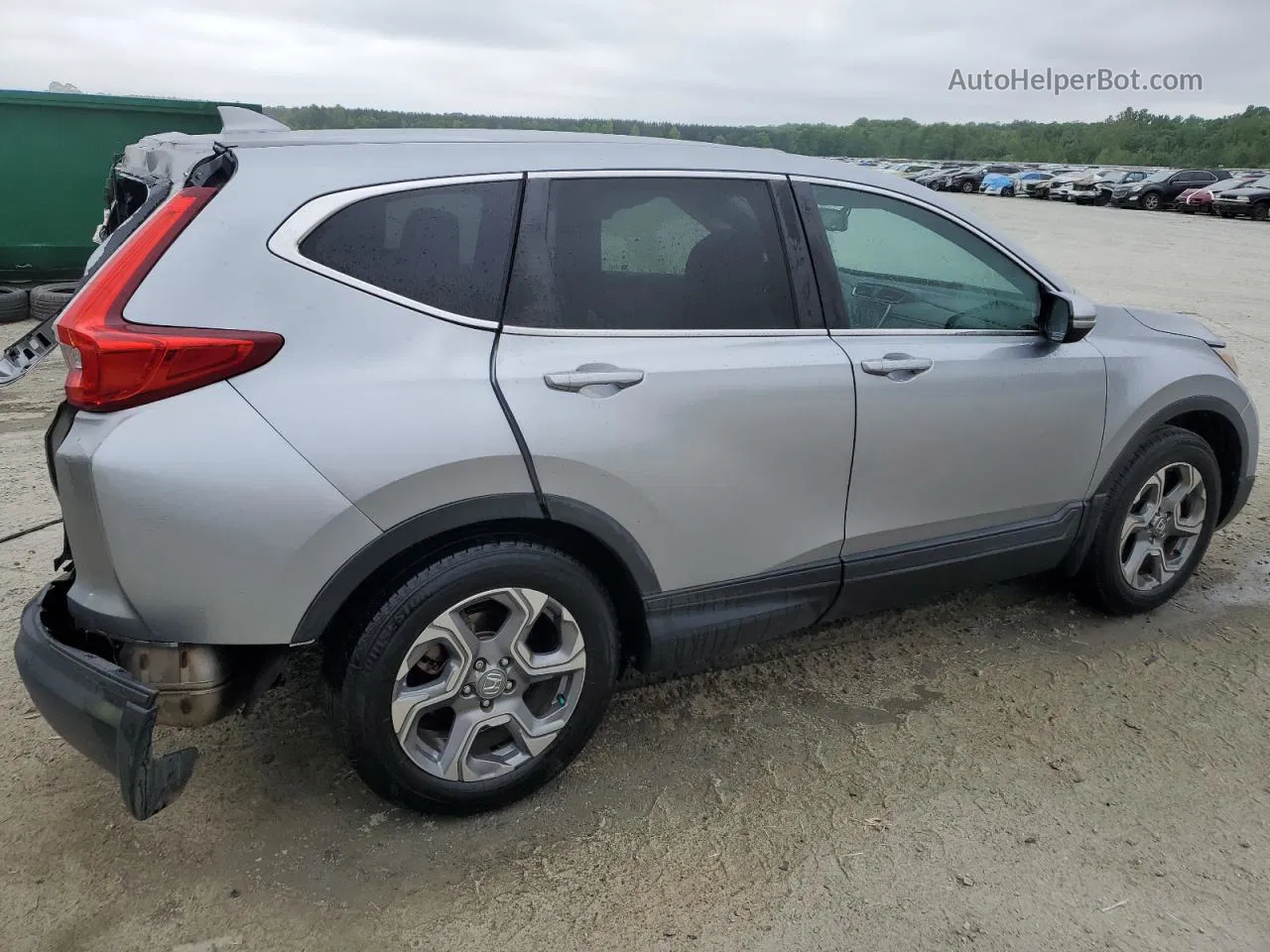 2017 Honda Cr-v Exl Silver vin: 7FARW1H8XHE039976