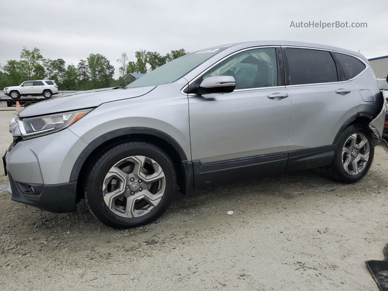 2017 Honda Cr-v Exl Silver vin: 7FARW1H8XHE039976