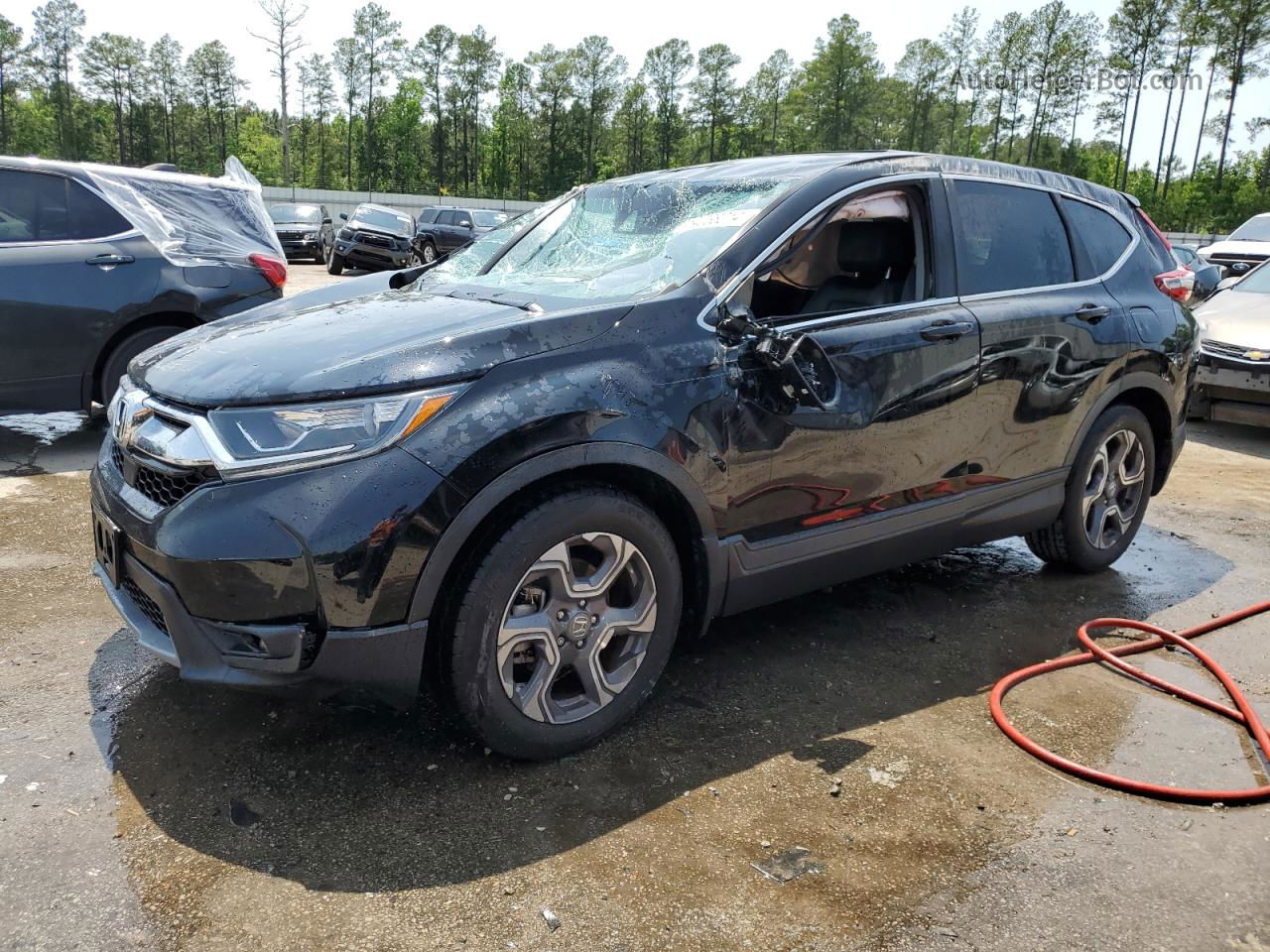 2018 Honda Cr-v Exl Black vin: 7FARW1H8XJE025467