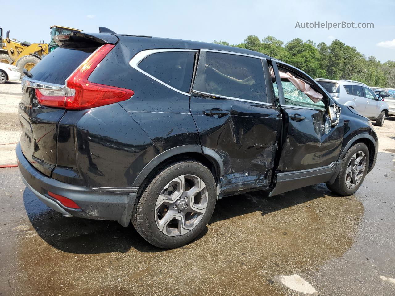 2018 Honda Cr-v Exl Black vin: 7FARW1H8XJE025467