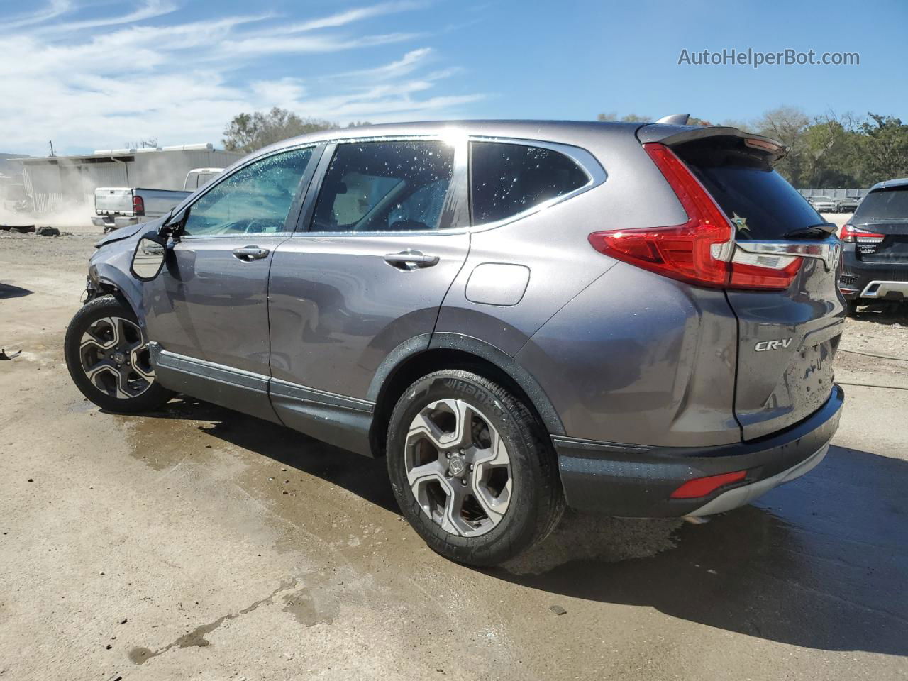 2018 Honda Cr-v Exl Gray vin: 7FARW1H8XJE032242